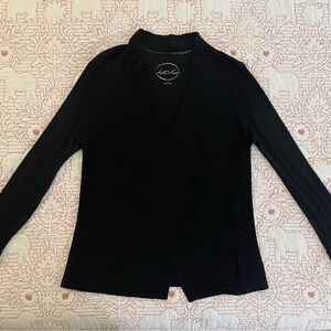INC black long sleeved cardigan. Classic lightweight, can be dressed up or down
